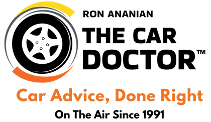 ron ananian the car doctor show logo with tagline